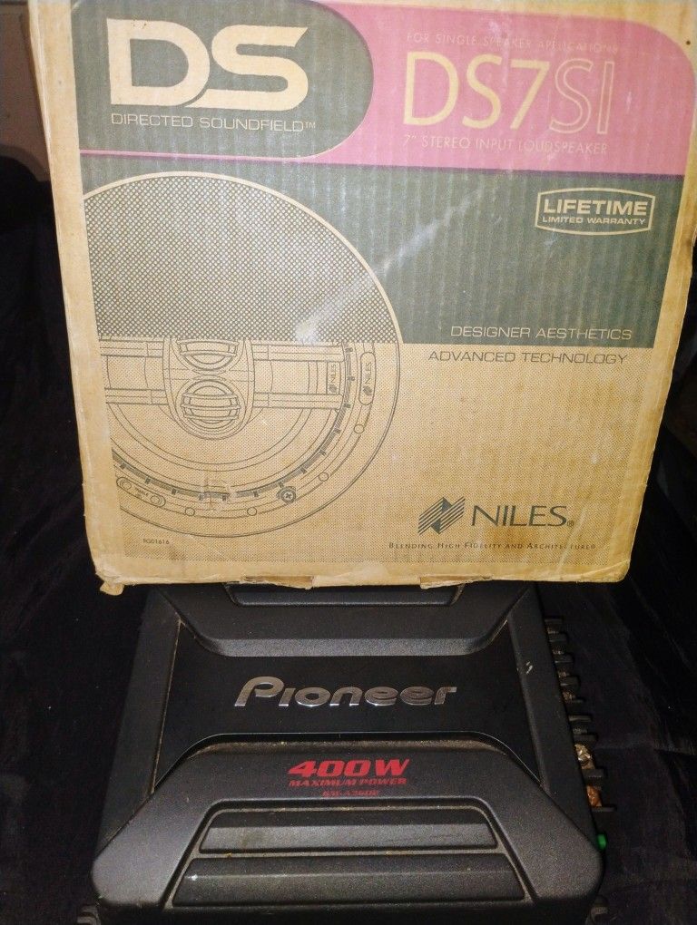 Speaker & Amplifier