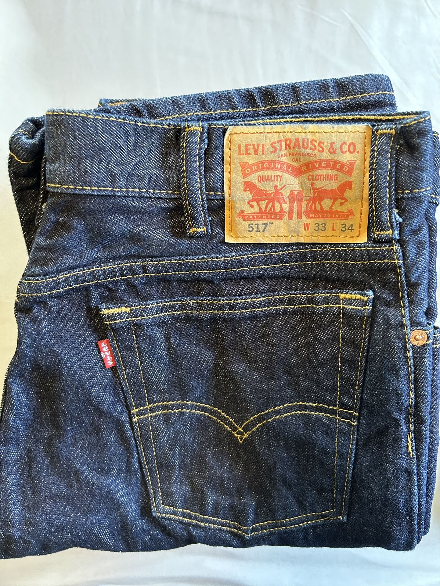 Levi’s 517 Boot Cut, 33 x 34, 4 Pairs - NEVER WORN In