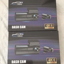 Brand new! 4k Dash cam for front and rear