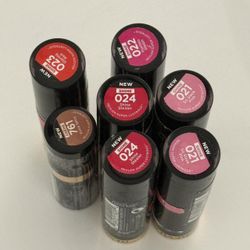 New | 7 Revlon Super Lustrous Lipsticks 