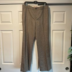 Banana Republic The Original Martin Fit Wool Tweed Trousers Pants sz 10, NWT $110