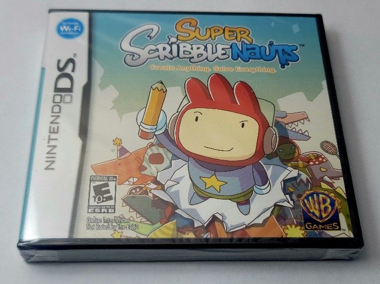 Nintendo DS Scribble Nauts New Sealed.
