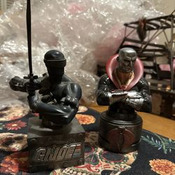 GI JOE Statue/Figurine Bust Set