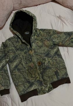 Carhartt Camo Hooded Zip-Up Jacket wemons large/medium