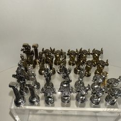 Metal Chess Pieces
