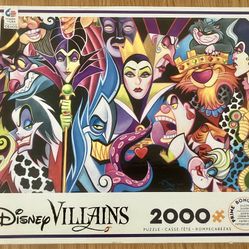DISNEY VILLAINS 2000 Piece Jigsaw Puzzle 