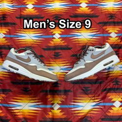 Nike Air Max 1 Premium Shima Shima Summit White Brown FB8916-100 Men’s Size 9
