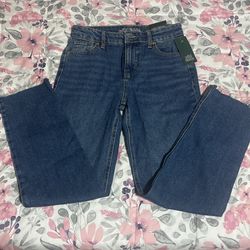 High Rise Straight Ankle 