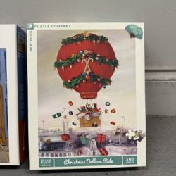 CHRISTMAS BALOON RIDE 500 Pieces Puzzle by New York Company BRAND NEW! PICK UP IN CORNELIUS