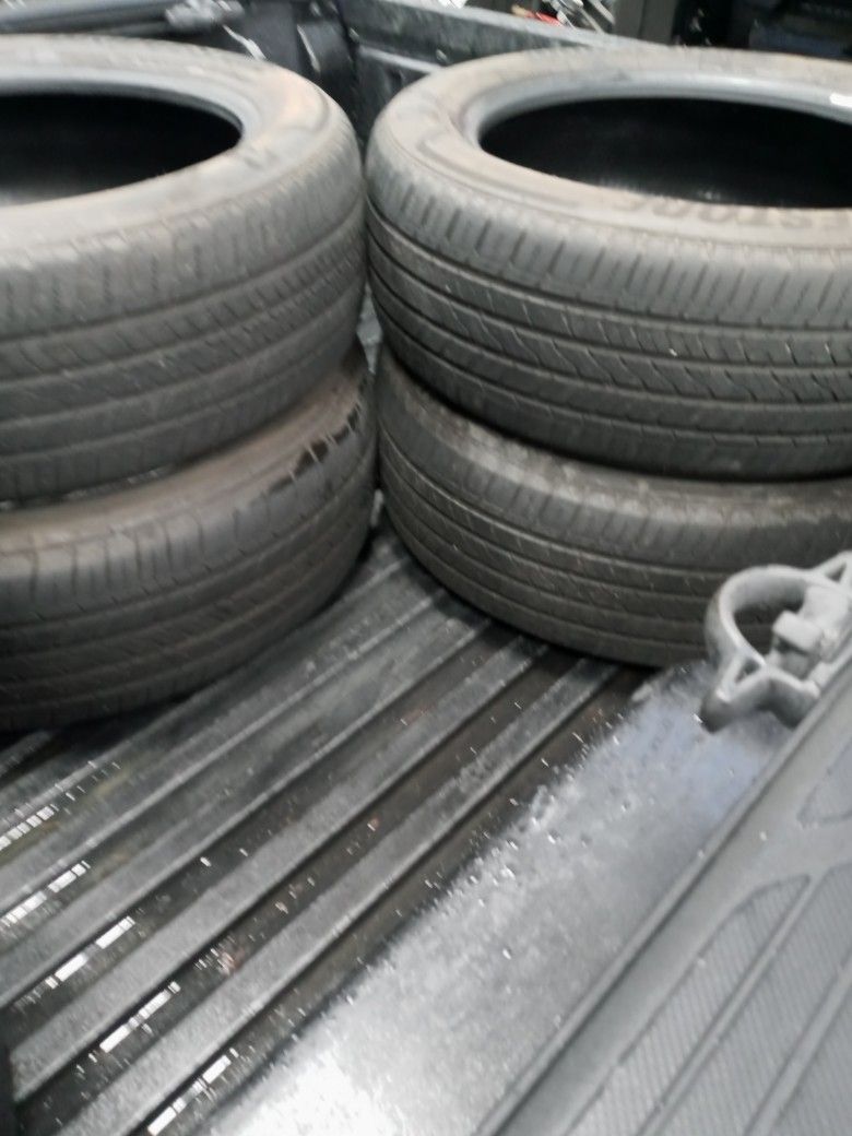 Four Bridgestone "20 Used Tires