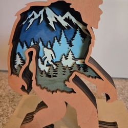 Blue Bigfoot Shelf Sitter 