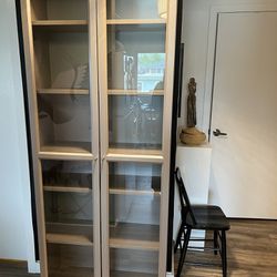 IKEA Billy/Oxberg Combo (book shelves with doors) 