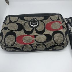Authentic Coach Wristlet