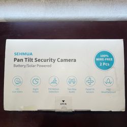 SEHMUA Pan Tilt Security Camera 2-Pack