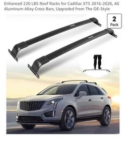 Enhanced 220 LBS Roof Racks for Cadillac XT5 2016-2026, All Aluminum Alloy Cross Bars, Upgraded from The OE-Style