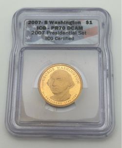 2007-S Washington ICG - PR70 DCAM Presidential Set ICG Certified $1.