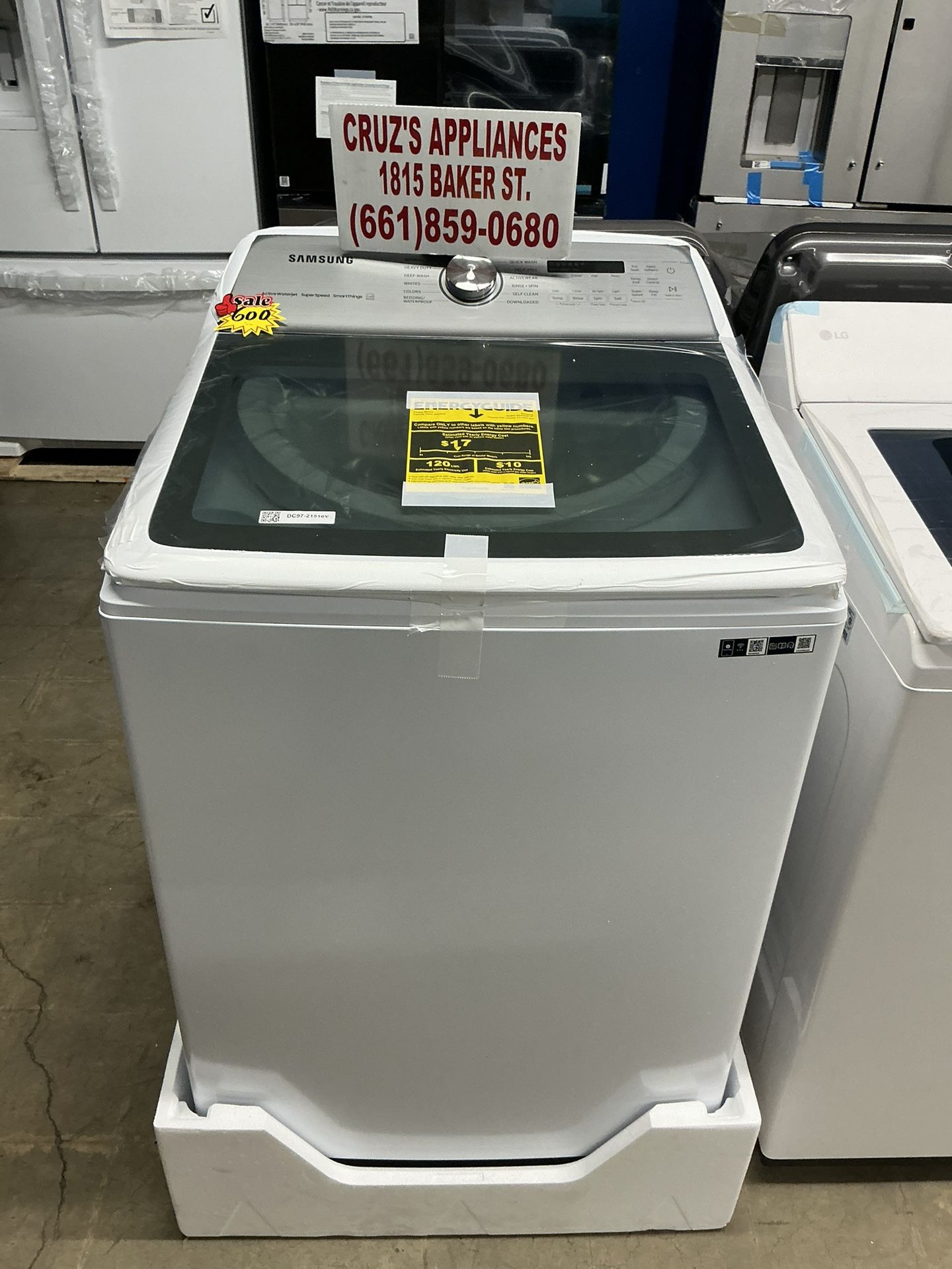 Cruz S Appliances Sales Brand New LG Washer