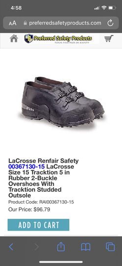 Lacrosse top studded overshoes