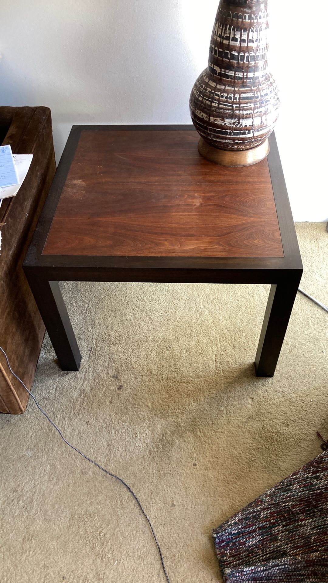 Frank Bros Mid Century Modern End Table