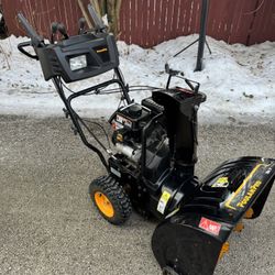 POULAN PRO Snow Blower 24" 208cc self-propelled 6 speed
