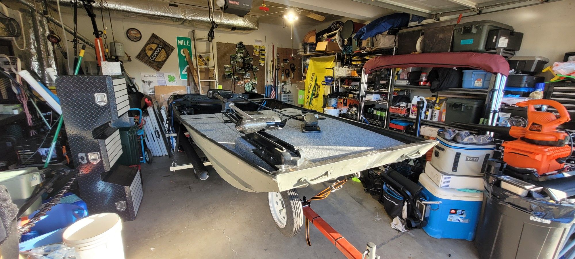 1448 Jon Boat, Motors, Trailer Go Fishing This Summer!