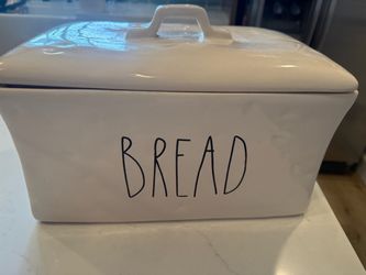 Ceramic Bread Box with Lid