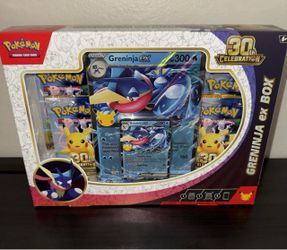 Pokémon TCG Greninja ex Box 30th Celebration