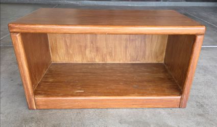 Small wooden coffee / TV table