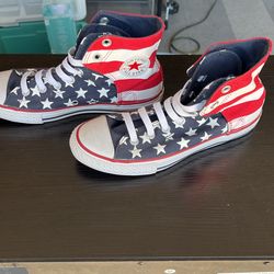 4th Of July Converse Shoes 5