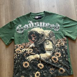 Godspeed green sunflower tee #skater