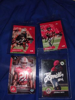 2025 Ohio State Buckeyes Autograph Jeremiah Smith Bo Jackson 