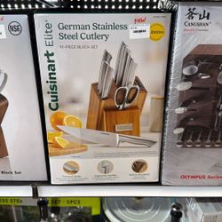 CUISINART ELITE GERMAN STAINLESS STEAL CUTLERY 