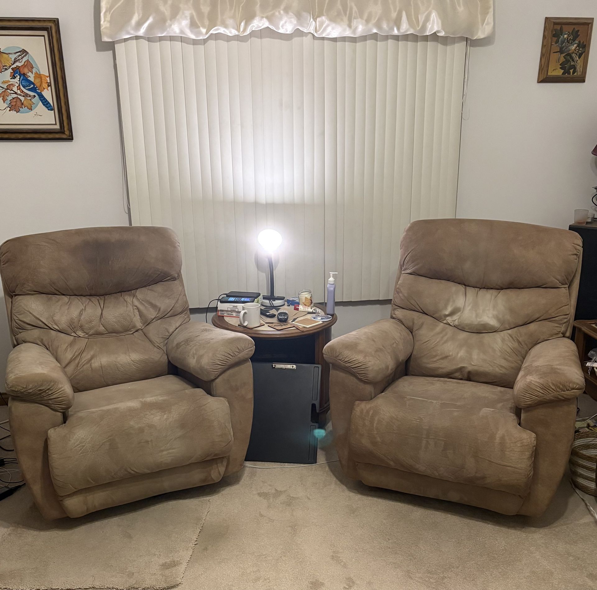 2 Lazy Boy Rocker Recliners
