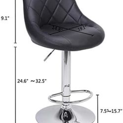 Bar Stools,Modern Adjustable Kitchen Island Chairs 