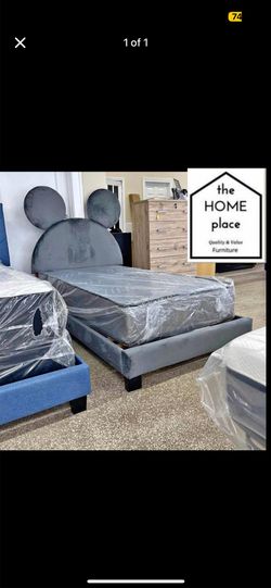 Brand New Twin Bed Frame With Mattress And Box Spring Ready For Delivery 🚛 