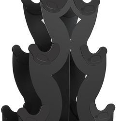 (300052) Rack Stand Only,No Install Needed Small Weight Rack with Dumbell Protector Edge,Compact A-Frame Dumbbell Holder,For Home Gym Workout