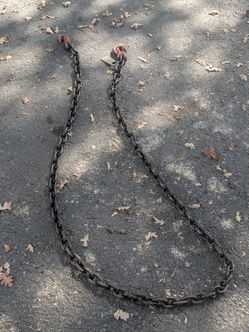 Heavy Duty Steel Chain with Hooks