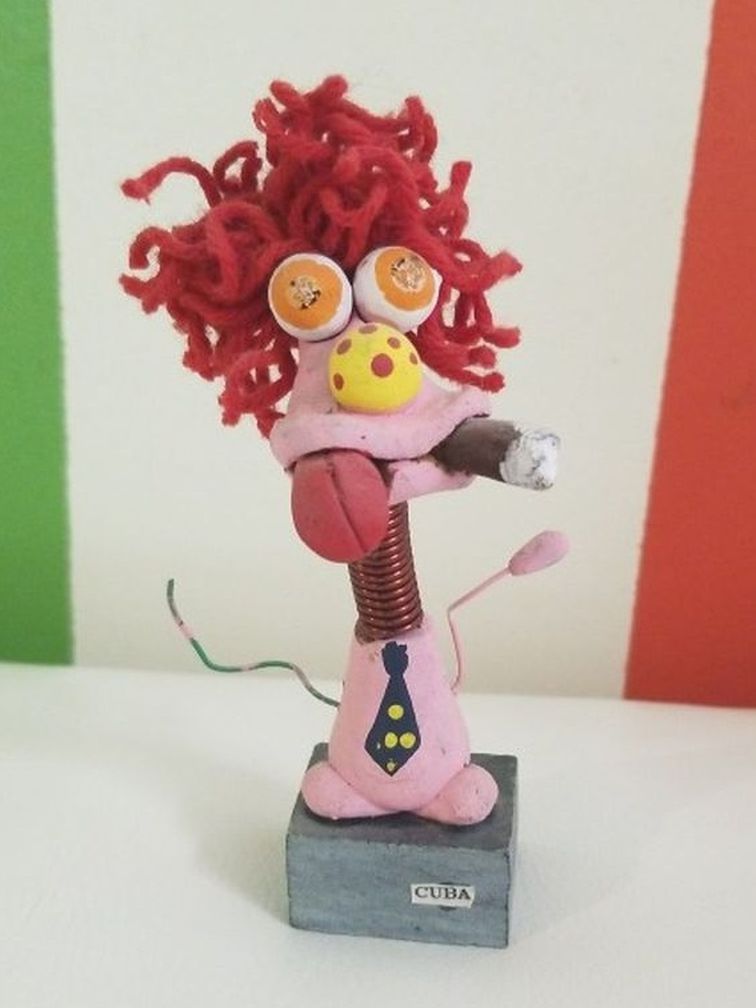Funky Abstract Multimedia Figurine