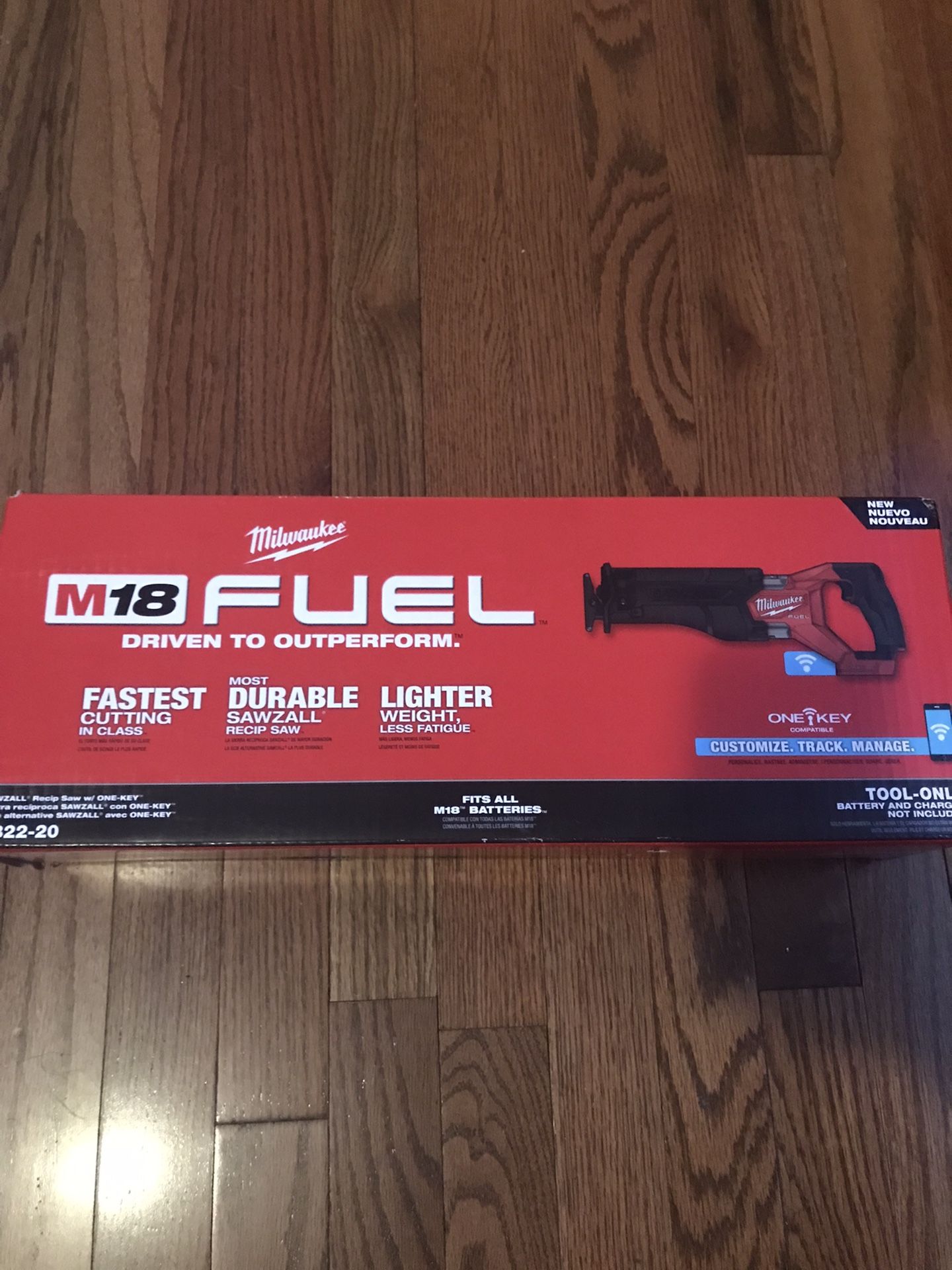 Milwaukee Fuel M18 Sawzall One- Key Tool Only Brand New