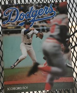Dodgers Scorecard Magazine 