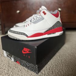 Jordan 3 Fire red
