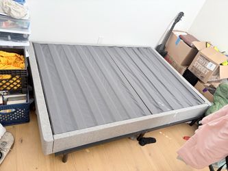 Full size box mattress and platform