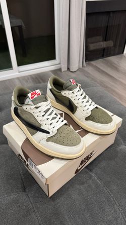 Travis Scott x Air Jordan 1 Retro Low OG SP’ Reverse Olive / Medium Olive’