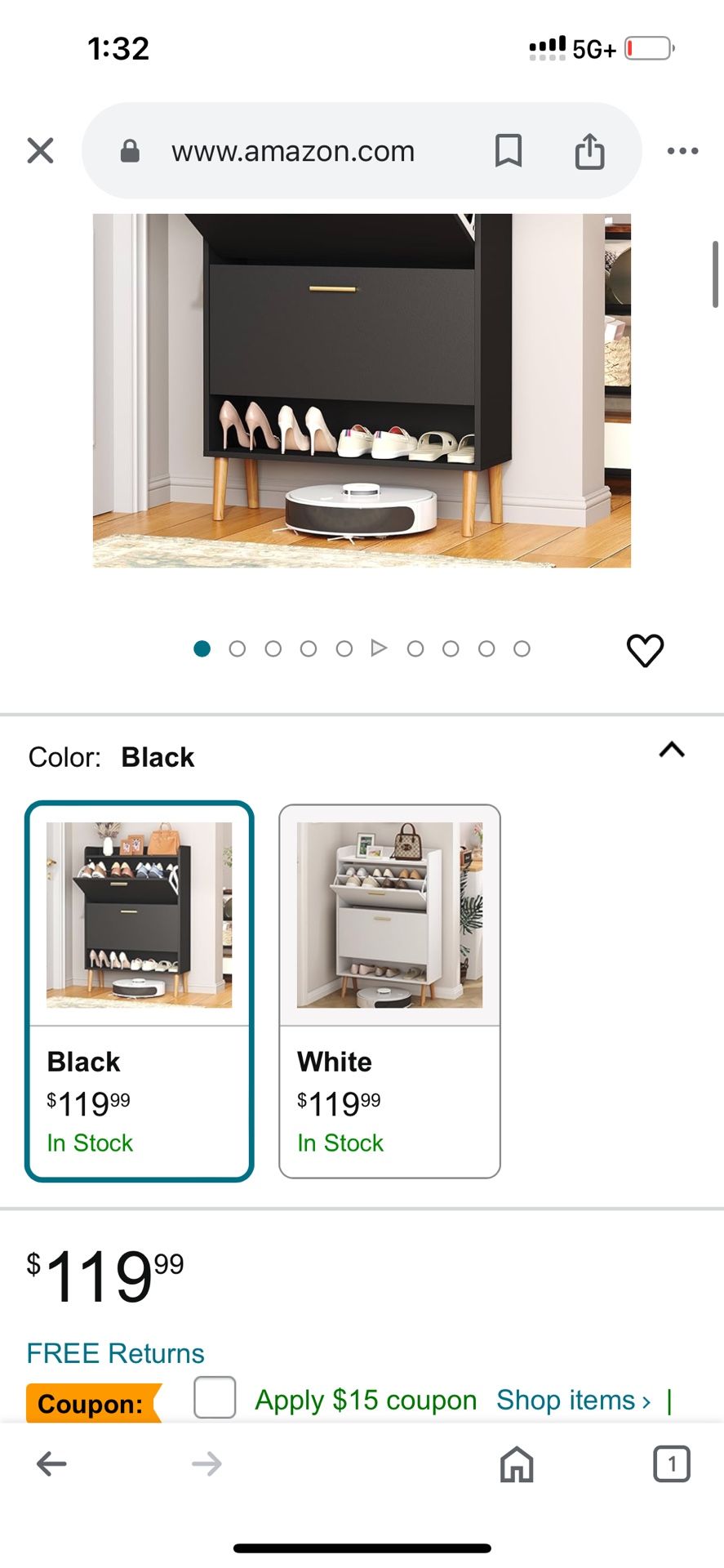 Shoe Cabinet Brand New