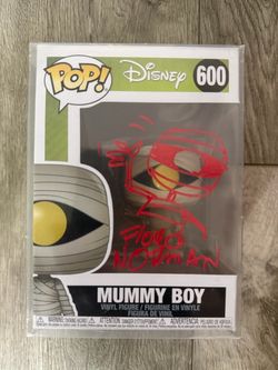 Floyd Norman signed Disney Mummy Boy Funko Pop - BAS