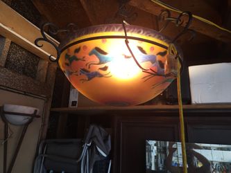 Beautiful horse kitchen light