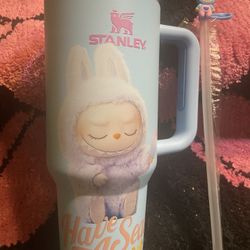 Original Brand New Light Blue LABuBu 40 Oz  Stanley