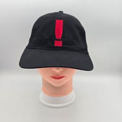 Metal Gear Solid Alert Exclamation Mark Black Adjustable Snapback Hat