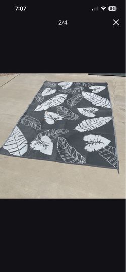 Outdoor RV Rug 5x8