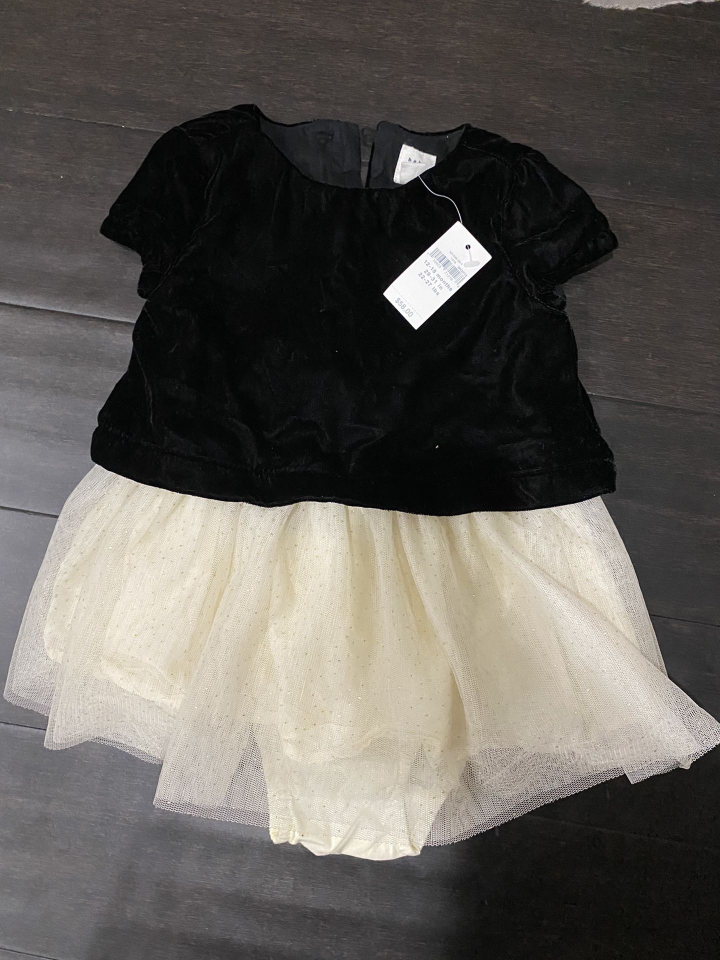 Baby Gap Velvet Dress 12-18 Months